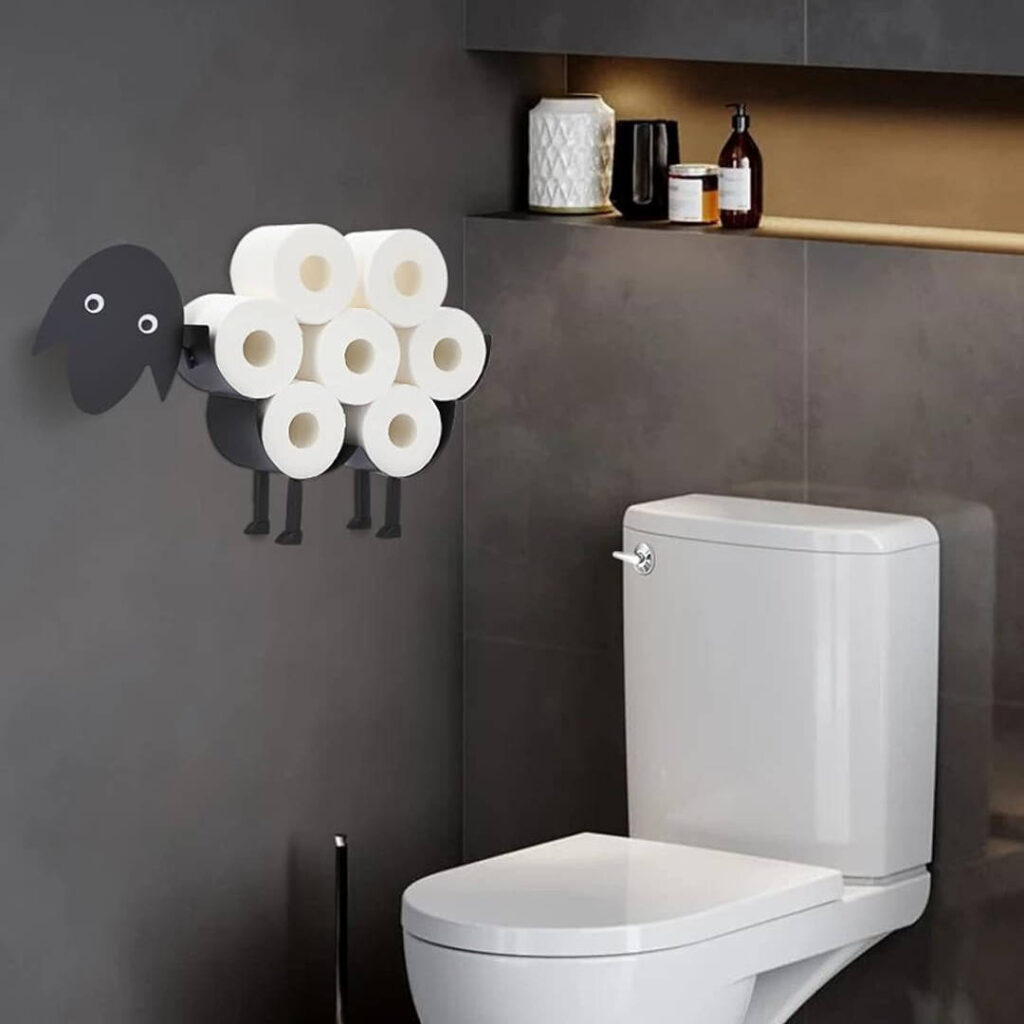 estante papel higiénico