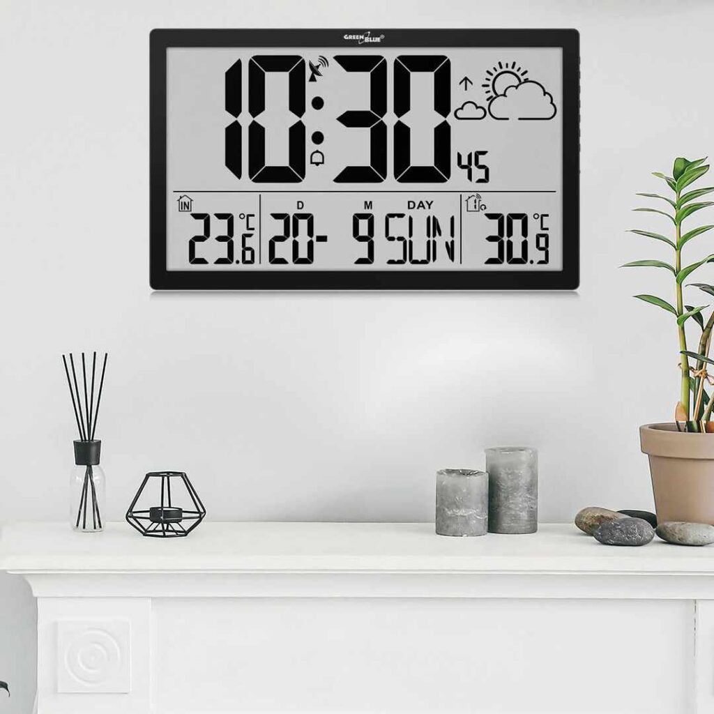 Reloj atómico de pared